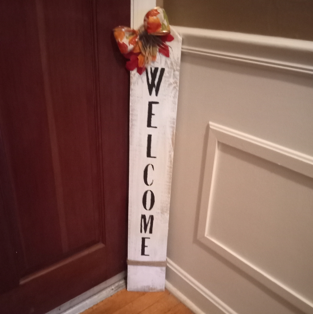 Welcome sign